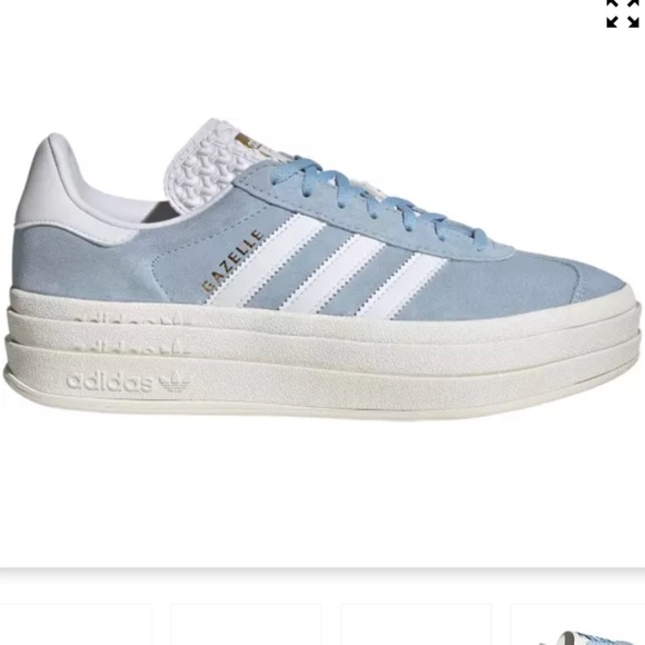 adidas Gazelle Blue and White Sneakers - Picture 3 of 3